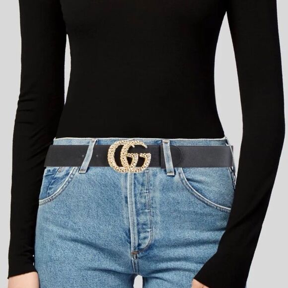 Authentic Gucci Black Leather Belt(Size 75) main image 4